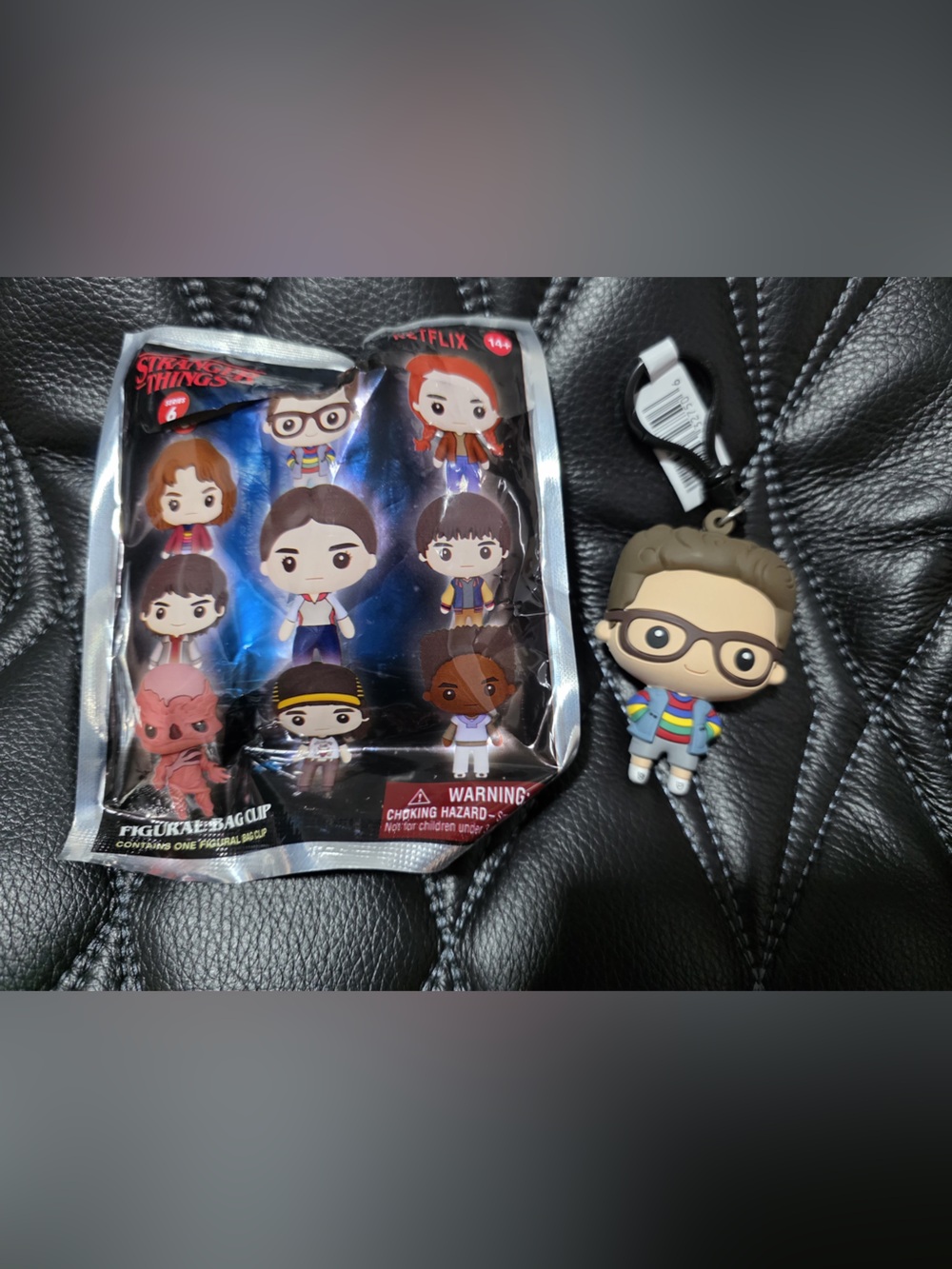 Stranger Things BagClip Derek Keychain